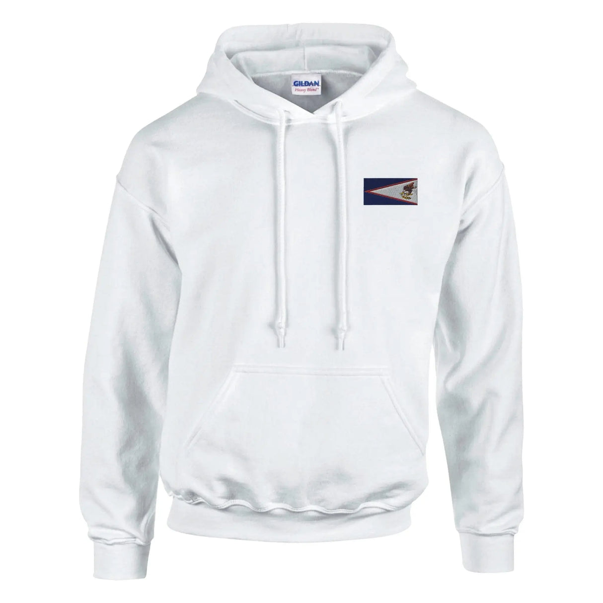 Sweat à capuche samoa américaines brodé coton mélangé