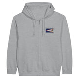 Sweat à capuche samoa américaines coton brodé zip durable