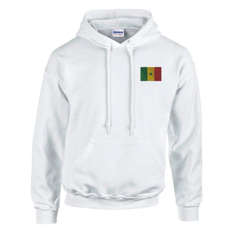 Sweat à capuche sénégal brodé en coton mélangé recyclé