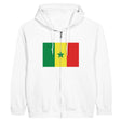 Sweat à capuche sénégal coton mélangé broderie drapeau