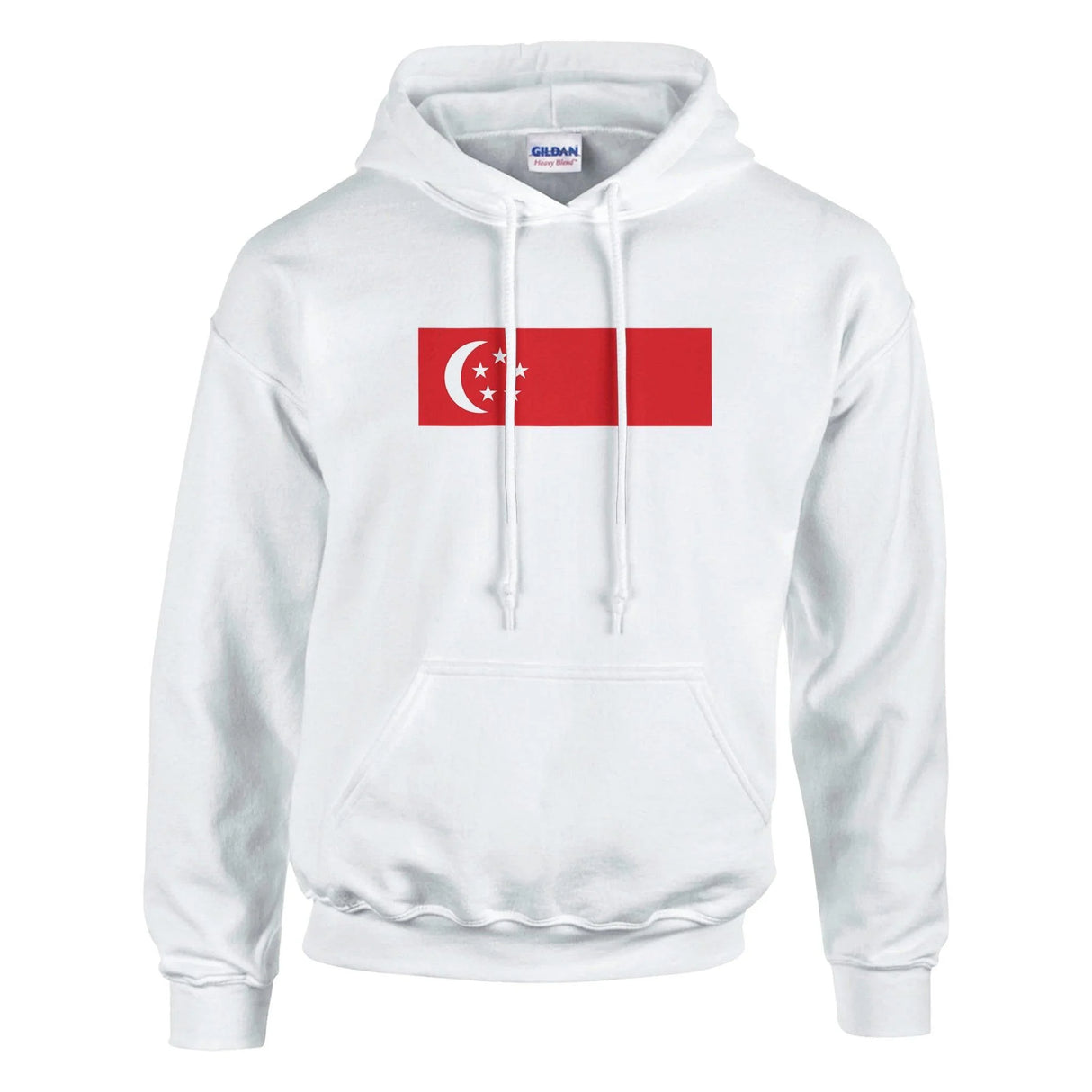 Sweat à capuche singapour coton mélangé imprimé durable