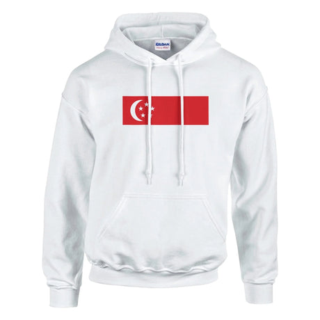 Sweat à capuche singapour coton mélangé imprimé durable