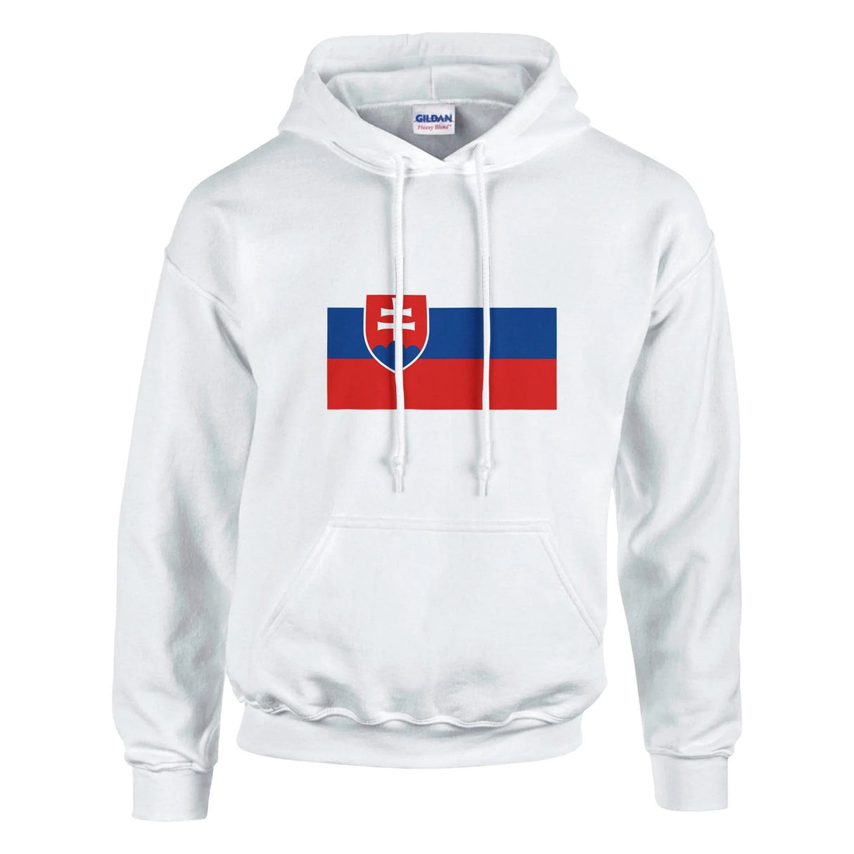 Sweat à capuche slovaquie coton mélangé couleur broderie
