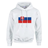 Sweat à capuche slovaquie coton mélangé couleur broderie