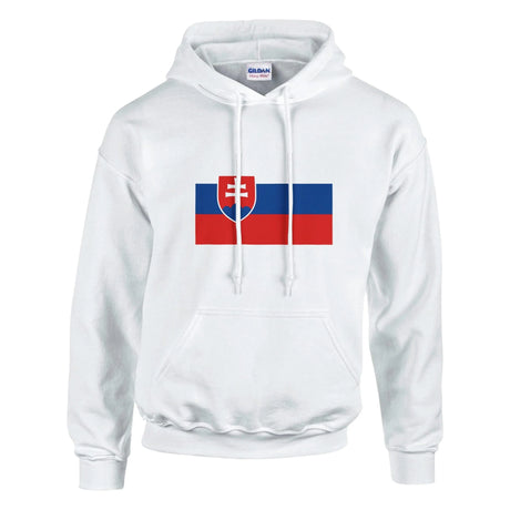 Sweat à capuche slovaquie coton mélangé couleur broderie