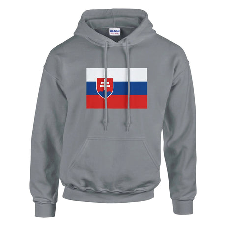 Sweat à capuche slovaquie coton mélangé couleur broderie