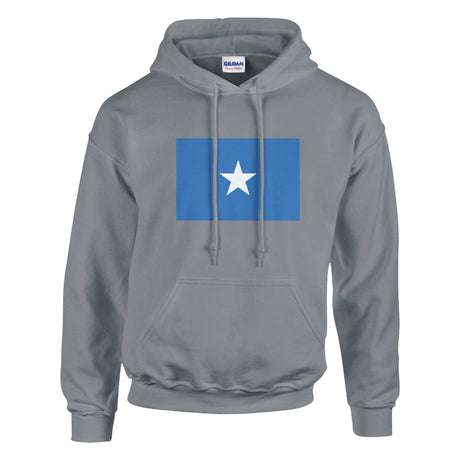 Sweat à capuche somalie coton mélangé broderie drapeau