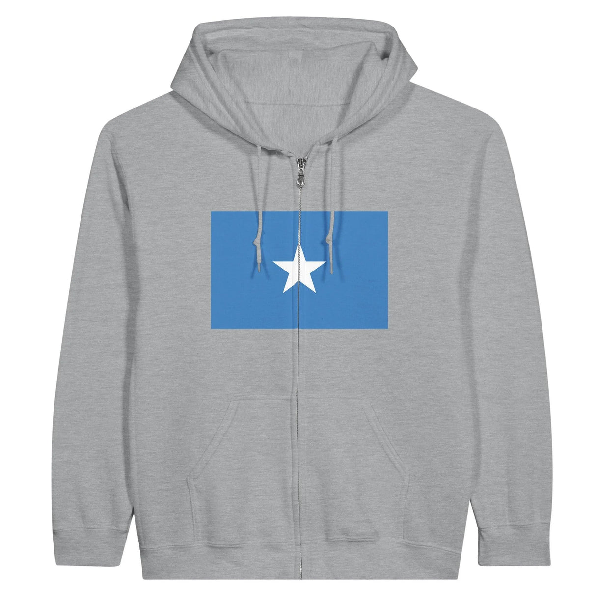 Sweat à capuche somalie coton mélangé broderie drapeau