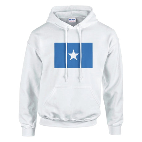 Sweat à capuche somalie coton mélangé broderie drapeau