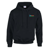 Sweat à capuche soudan du sud coton broderie couleur