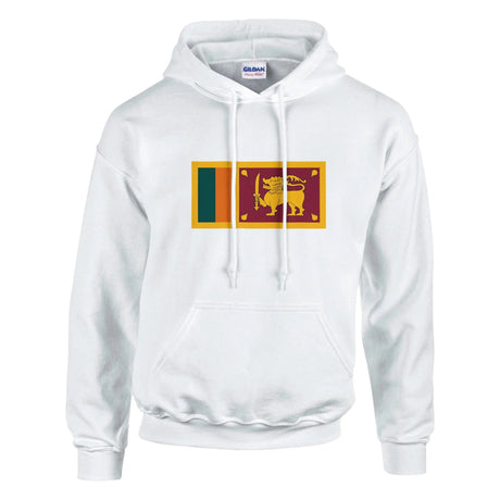Sweat à capuche sri lanka coton mélangé broderie couleur