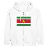Sweat à capuche suriname coton mélangé fermeture éclair