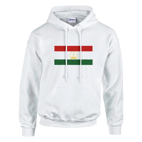 Sweat à capuche tadjikistan coton mélangé broderie