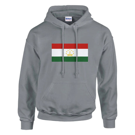 Sweat à capuche tadjikistan coton mélangé broderie