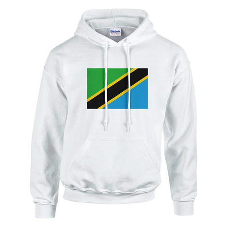 Sweat à capuche tanzanie coton mélangé broderie couleur