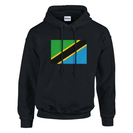 Sweat à capuche tanzanie coton mélangé broderie couleur