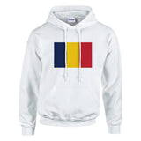 Sweat à capuche tchad coton mélangé drapeau couleur