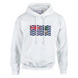 Sweat à capuche territoire britannique coton mélangé brodé