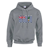 Sweat à capuche territoire britannique coton mélangé brodé