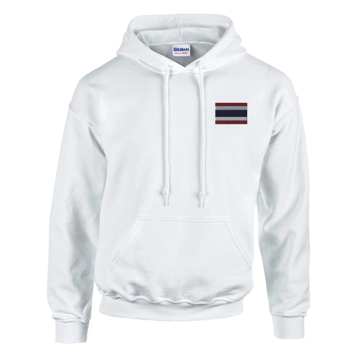 Sweat à capuche thaïlande broderie couleur coton mélangé