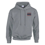 Sweat à capuche thaïlande broderie couleur coton mélangé
