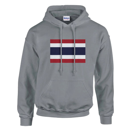 Sweat à capuche thaïlande coton mélangé broderie