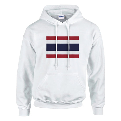 Sweat à capuche thaïlande coton mélangé broderie