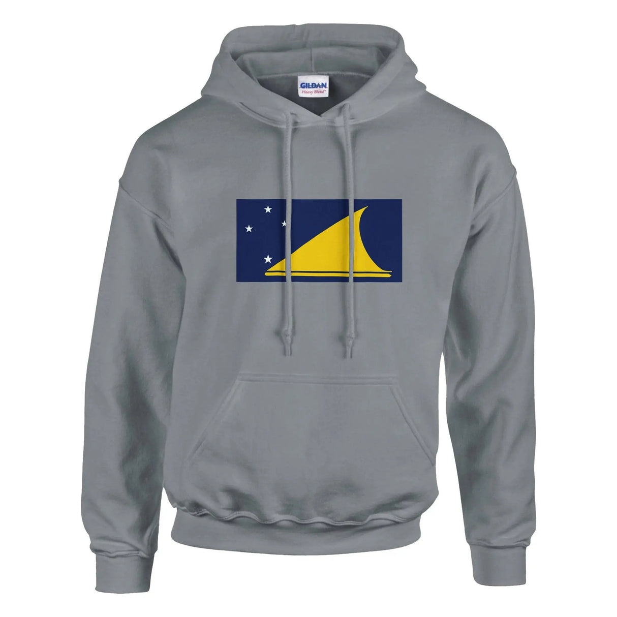 Sweat à capuche tokelau coton mélangé brodé confortable