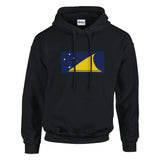 Sweat à capuche tokelau coton mélangé brodé confortable
