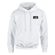 Sweat à capuche tokelau coton mélangé broderie couleur