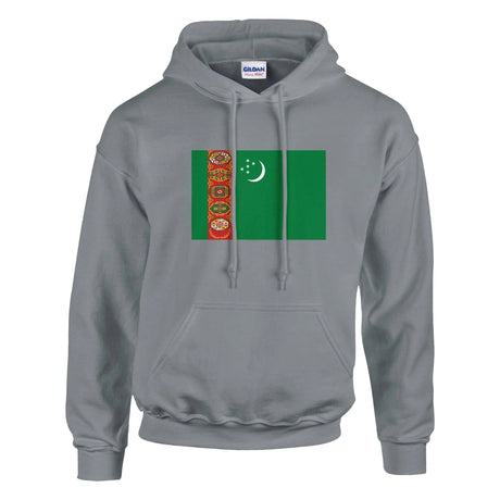 Sweat à capuche turkménistan coton mélangé brodé