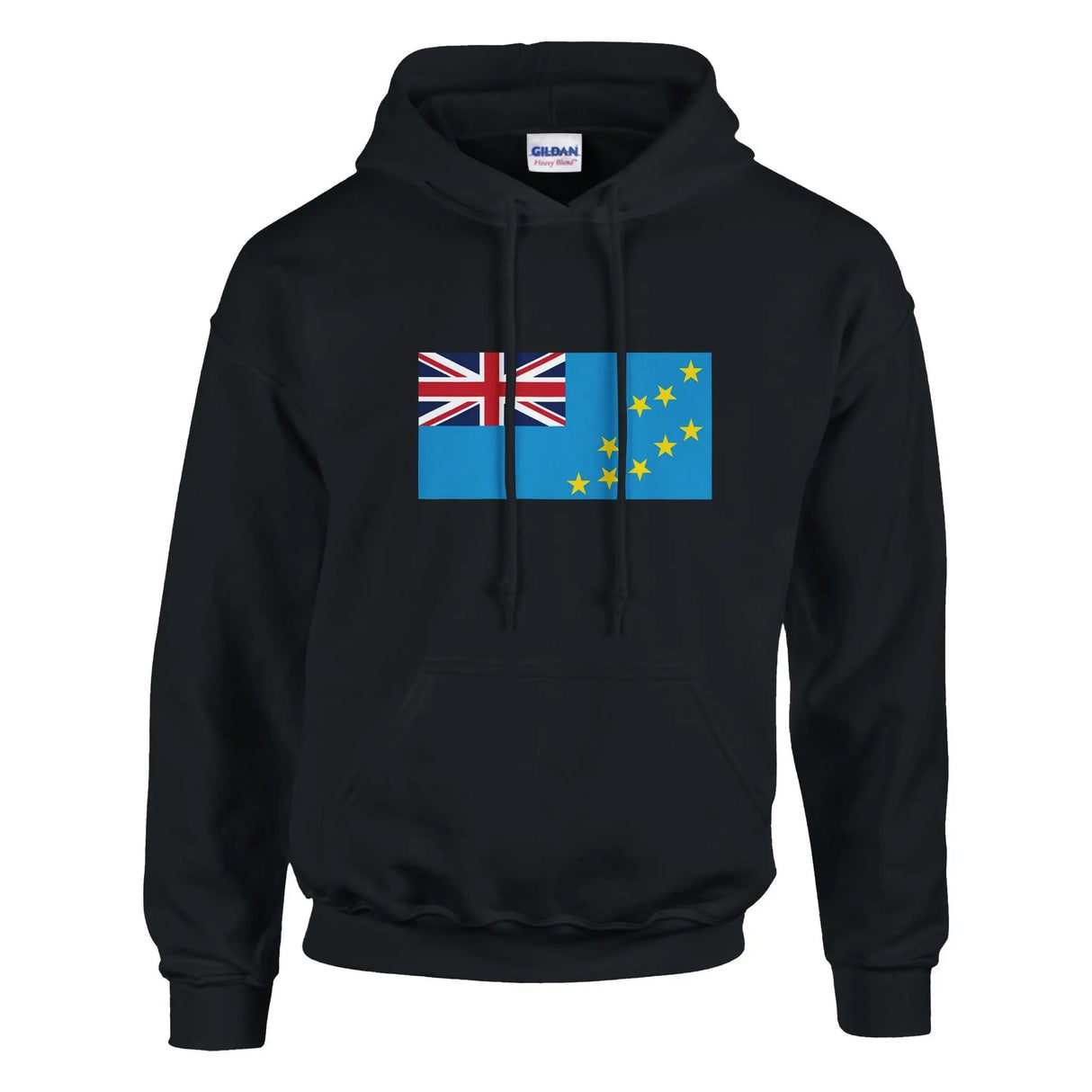 Sweat à capuche tuvalu coton mélangé broderie couleur