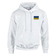 Sweat à capuche ukraine brodé coton mélangé confortable