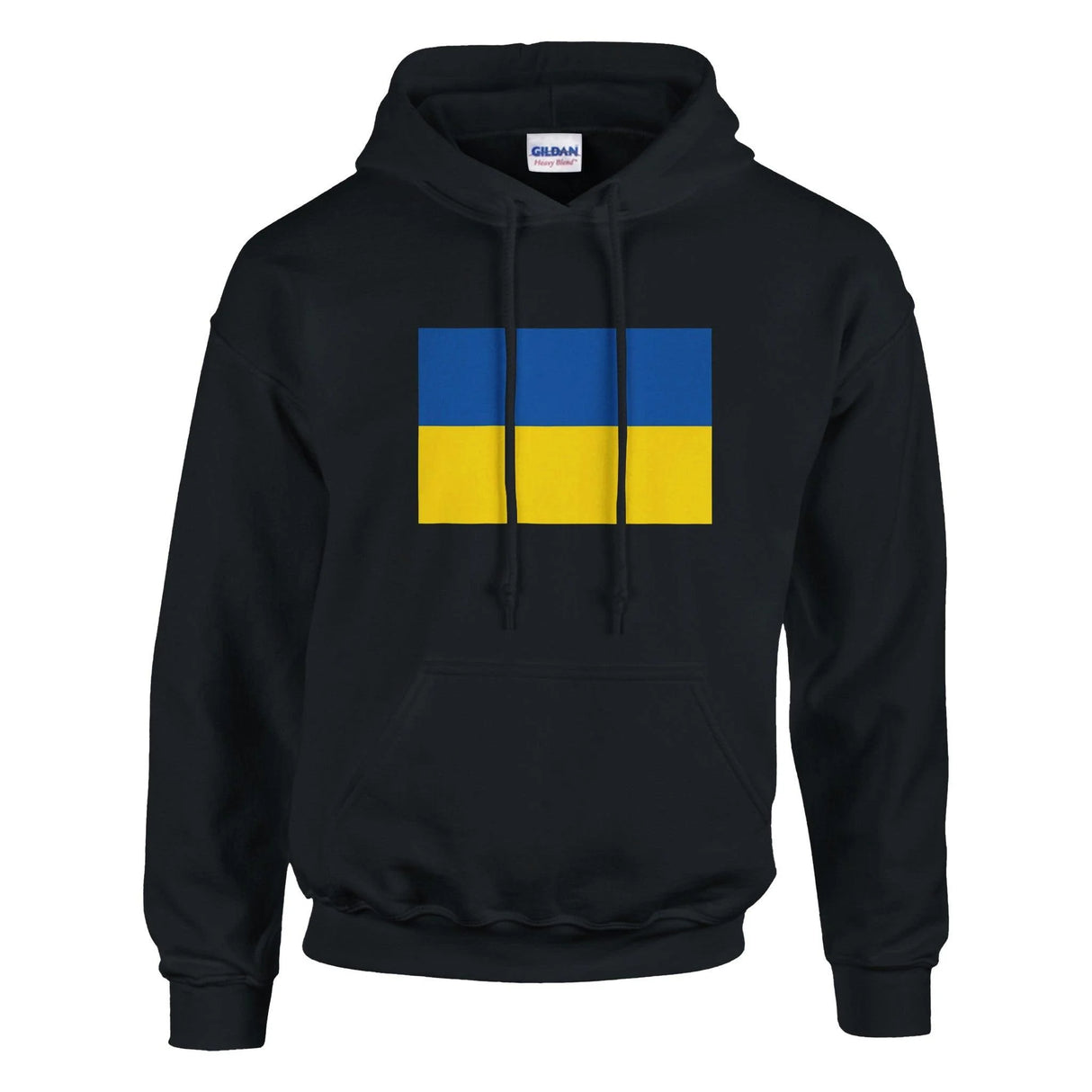 Sweat à capuche ukraine coton mélangé broderie couleur