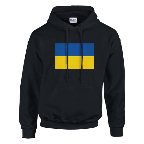 Sweat à capuche ukraine coton mélangé broderie couleur