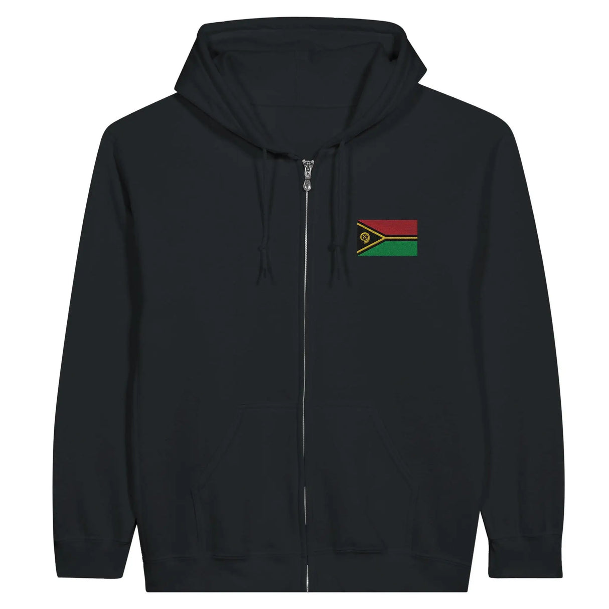 Sweat à capuche vanuatu coton mélangé broderie couleur