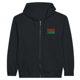 Sweat à capuche vanuatu coton mélangé broderie couleur