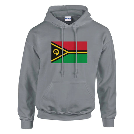 Sweat à capuche vanuatu coton mélangé broderie couleur