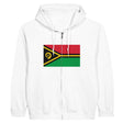 Sweat à capuche vanuatu coton mélangé fermeture éclair