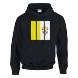 Sweat à capuche vatican coton mélangé broderie durable