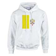 Sweat à capuche vatican coton mélangé broderie durable