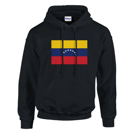 Sweat à capuche venezuela coton mélangé broderie couleur