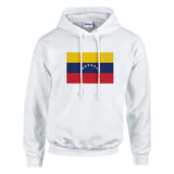 Sweat à capuche venezuela coton mélangé broderie couleur
