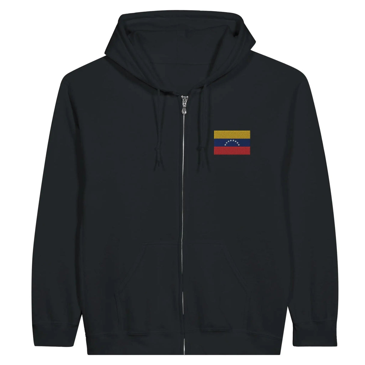 Sweat à capuche venezuela coton mélangé broderie couleur