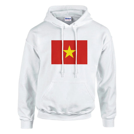 Sweat à capuche viêt nam coton mélangé broderie rouge