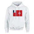 Sweat à capuche wallis-et-futuna coton mélangé brodé