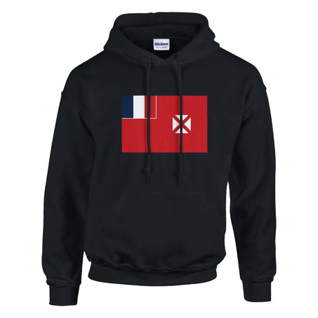 Sweat à capuche wallis-et-futuna coton mélangé brodé