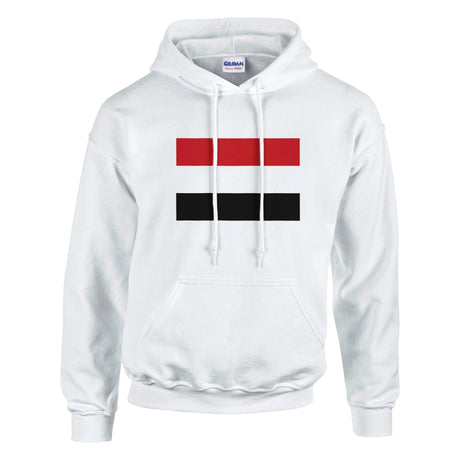 Sweat à capuche yémen coton mélangé broderie patriote