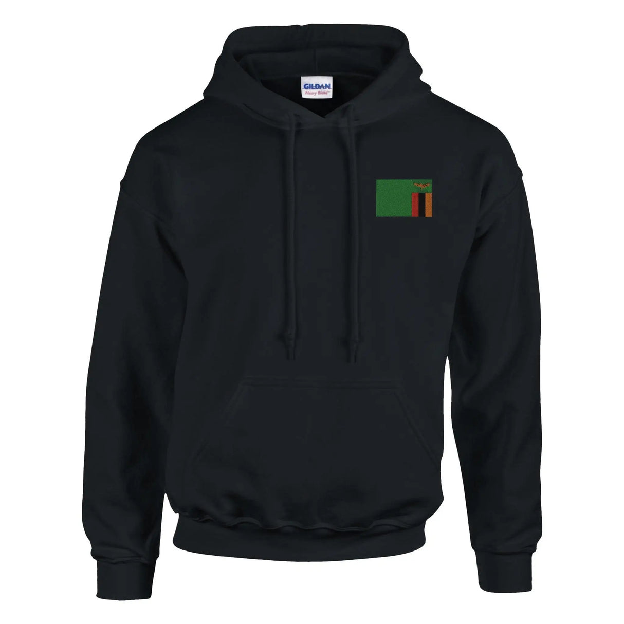 Sweat à capuche zambie brodé coton mélangé confortable