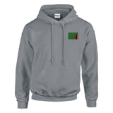 Sweat à capuche zambie brodé coton mélangé confortable